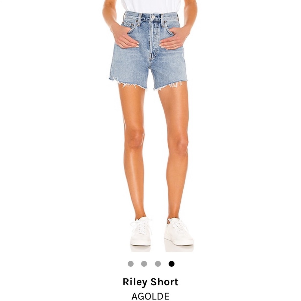 AGOLDE Riley short color: snapshot size 30